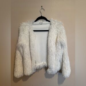 Art Class Cream  Eyelash Teddy Jacket L (10/12)